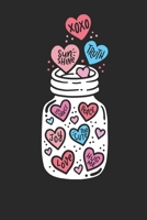 Notebook: Hearts Valentines Day 6x9 Dot Grid 120 Pages 1677150912 Book Cover