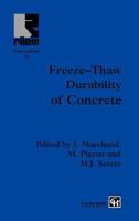 Freeze-Thaw Durability of Concrete (Rilem Proceedings, Vol 30) 0367863995 Book Cover