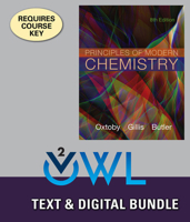 Bundle: Principles of Modern Chemistry, Loose-Leaf Version, 8th + OWLv2, 4 Terms (24 Months) Printed Access Card 1305717465 Book Cover