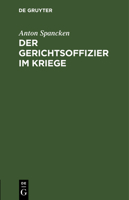 Der Gerichtsoffizier im Kriege 3111158314 Book Cover