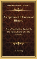 An Epitome of Universal History 116531200X Book Cover