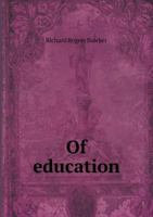 Of Education 1164846353 Book Cover