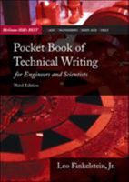 Pocket Book of Technical Writing for Engineers & Scientists (McGraw-Hill's Best--Basic Engineering Series and Tools) 0073191590 Book Cover