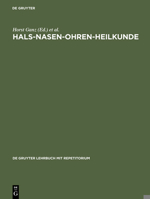 Lehrbuch Hals- Nasen- Ohren - Heilkunde mit Repetitorium. 3110147424 Book Cover