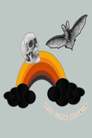 Happy Fucking Halloween: Lined paper journal for the profanity loving halloween enthusiast to take note of all their all hallows eve plans and ... and bat cover art design on grey background 1694418502 Book Cover