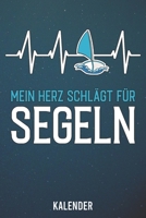 Kalender: 2020 A5 1 Woche 2 Seiten - 110 Seiten - Mein Herz schl�gt f�r Segelboot 1655503340 Book Cover