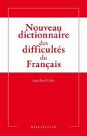 Nouveau Dictionnaire Des Difficultes Du Francais 2252039205 Book Cover