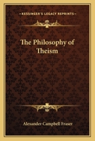 Philosophy Of Theism. Gifford Lects 0530882884 Book Cover