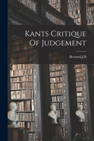 Kant's Kritik of Judgment 1015107591 Book Cover
