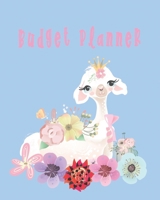 Cute Floral Llama Budget Planner: The Well Designed Financial Planner that will Wisely Help You Manage Your Budget for Animal Lovers 1678478911 Book Cover