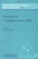 Surveys in Combinatorics 2005 0521615232 Book Cover