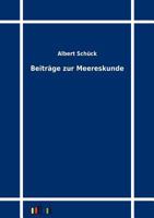 Beiträge zur Meereskunde 3368450727 Book Cover