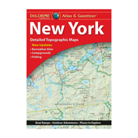 New York Atlas and Gazetteer (New York State Atlas and Gazetteer) 1946494593 Book Cover