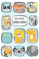 Il mio diario della consapevolezza: Diario delle Sensazioni per bambini: Libro da compilare per uno stile di vita positivo - per 4 mesi - libro regalo per ragazze - motivo animali (Italian Edition) 1713393034 Book Cover