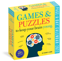 Games and Puzzles to Keep Your Brain Young Page-A-Day Calendar for 2022 1523513233 Book Cover