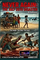 NEVER AGAIN: THE JULY 26TH DISASTER.: A STORY ABOUT SURVIVAL, FAMILY AND FAITH. B0GY8XKH84 Book Cover