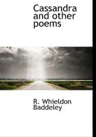 Cassandra and other poems 3744765253 Book Cover