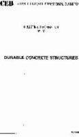 Durable Concrete Structures 0727716204 Book Cover