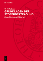 Grundlagen Der Stoffübertragung 3112754387 Book Cover