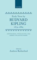 Early Verse by Rudyard Kipling 1879-1889: Unpublished, Uncollected, and Rarely Collected Poems (Oxford Paperbacks) 1357075103 Book Cover