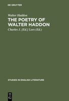 The Poetry of Walter Haddon 3111029026 Book Cover