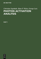 Photon Activation Analysis 3110072505 Book Cover