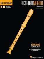 Hal Leonard Recorder Method by Sarah Jeffery - Book with 200+ Audio Demo & Backing Tracks & 40+ Video Lessons Included 1705184200 Book Cover