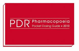 PDR Pharmacopoeia Pocket Dosing Guide 156363712X Book Cover