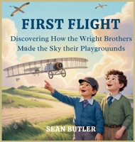 First Flight: Discovering How the Wright Brothers Made the Sky Their Playground (Time-Travel Trekkers) B0FMCRKJTK Book Cover