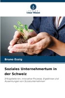 Soziales Unternehmertum in der Schweiz (German Edition) 6209797784 Book Cover