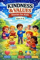 KINDNESS VALUES: Heartwarming Stories to Teach Kids Kindness, Honesty, Sharing, Respect & Confidence (Ages 4–8) 24 Pages Size 6 x 9 inches (Football Word Search 2026) B0GC763Y1Y Book Cover