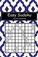 Easy Sudoku: Sudoku Puzzle Game For Beginers With ceramic pattern Islamic style cover 179316925X Book Cover