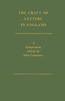 The Craft of Letters in England: a Symposium 0837174104 Book Cover