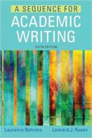 A Sequence for Academic Writing 0205172881 Book Cover