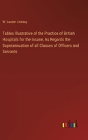 Tables Illustrative of the Practice of British Hospitals for the Insane, As Regards the Superannuation of all Classes of Officers and Servants 3385252431 Book Cover