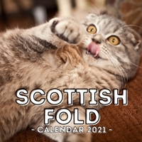 Scottish Fold: 2021 Wall Calendar, Cute Gift Idea For Scottish Fold Lovers Or Owners Men And Women B08QWTK7CW Book Cover