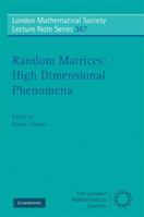 Random Matrices: High Dimensional Phenomena 0521133122 Book Cover