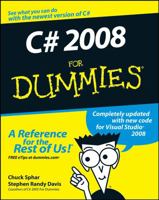C# 2008 For Dummies 0470191090 Book Cover
