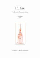 L'Ellisse, 8/2 - 2013: Studi Storici Di Letteratura Italiana 8891306436 Book Cover