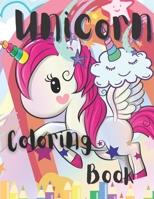 Unicorn Coloring Book: Unicorn coloring book for Kids B0C7JCB9R4 Book Cover