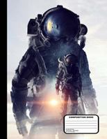 Astronauts in Space Suits Composition Notebook Dot Grid 200 Pages / 100 Sheets, 8-1/2" x 11” 1975801776 Book Cover