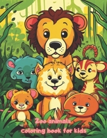 Zoo Animals Coloring Book for Kids B0C87DTVY3 Book Cover