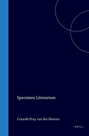 Specimen Literarium, Continens Diatriben in Lysiae Orationem in Nicomachum 9004577564 Book Cover