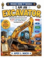 I AM AN EXCAVATOR (INSIDE HOW IT WORKS): An Amazing Illustrated Journey Inside My Engine, Hydraulics, Boom, Arm, Bucket, Tracks, and the Science That ... and Build (INSIDE HOW IT WORKS FOR KIDS) B0HG5ZC7MG Book Cover