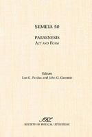 Semeia 50: Paraenesis: Act and Form 1589831136 Book Cover