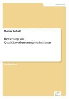 Bewertung Von Qualitatsverbesserungsmassnahmen 3838626516 Book Cover