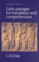 Latin Passages for Translation and Comprehension (Cambridge Latin Texts) 0521283558 Book Cover