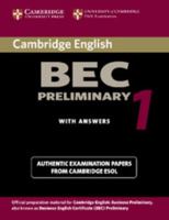 Cambridge Bec Preliminary 1: Practice Tests from the University of Cambridge Local Examinations Syndicate 0521753015 Book Cover
