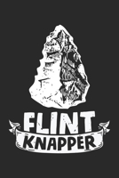 Flint Knapper: Arrowhead Stone collectors History Notebook 6x9 Inches 120 dotted pages for notes, drawings, formulas Organizer writing book planner diary 1671122755 Book Cover