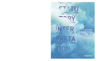 Statutory Interpretation 019030457X Book Cover